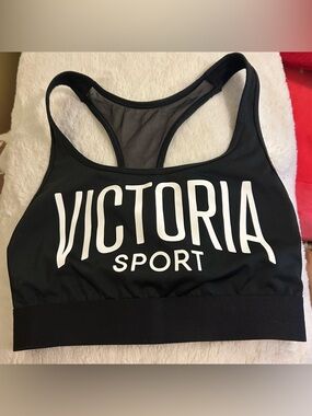 Victoria Sport Black Racerback Sports Bra